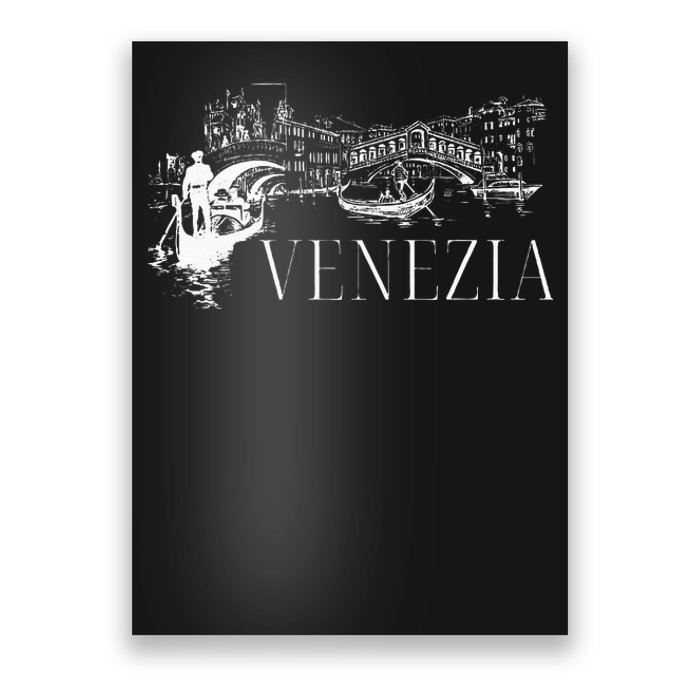 Venice Gondola Italy Venezia Poster