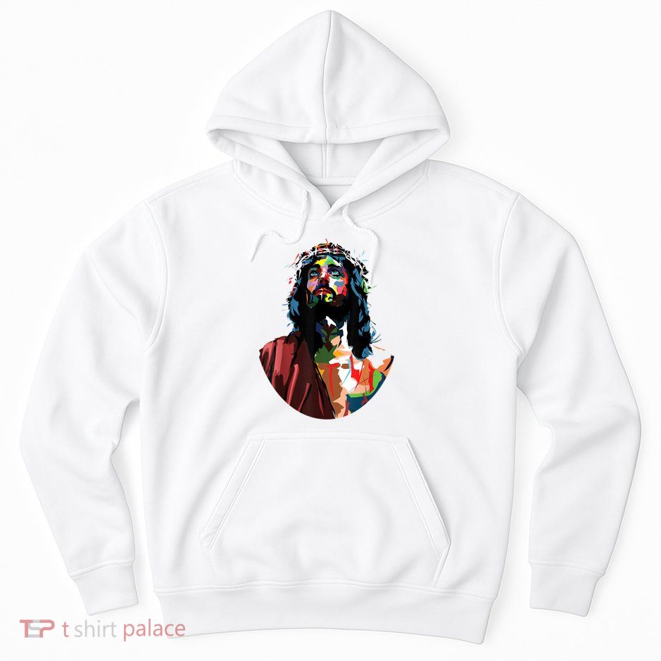 Vintage Got King Jesus Christ Sweet Face Image Hoodie
