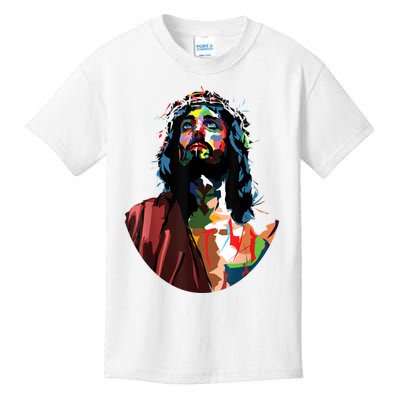 Vintage Got King Jesus Christ Sweet Face Image Kids T-Shirt