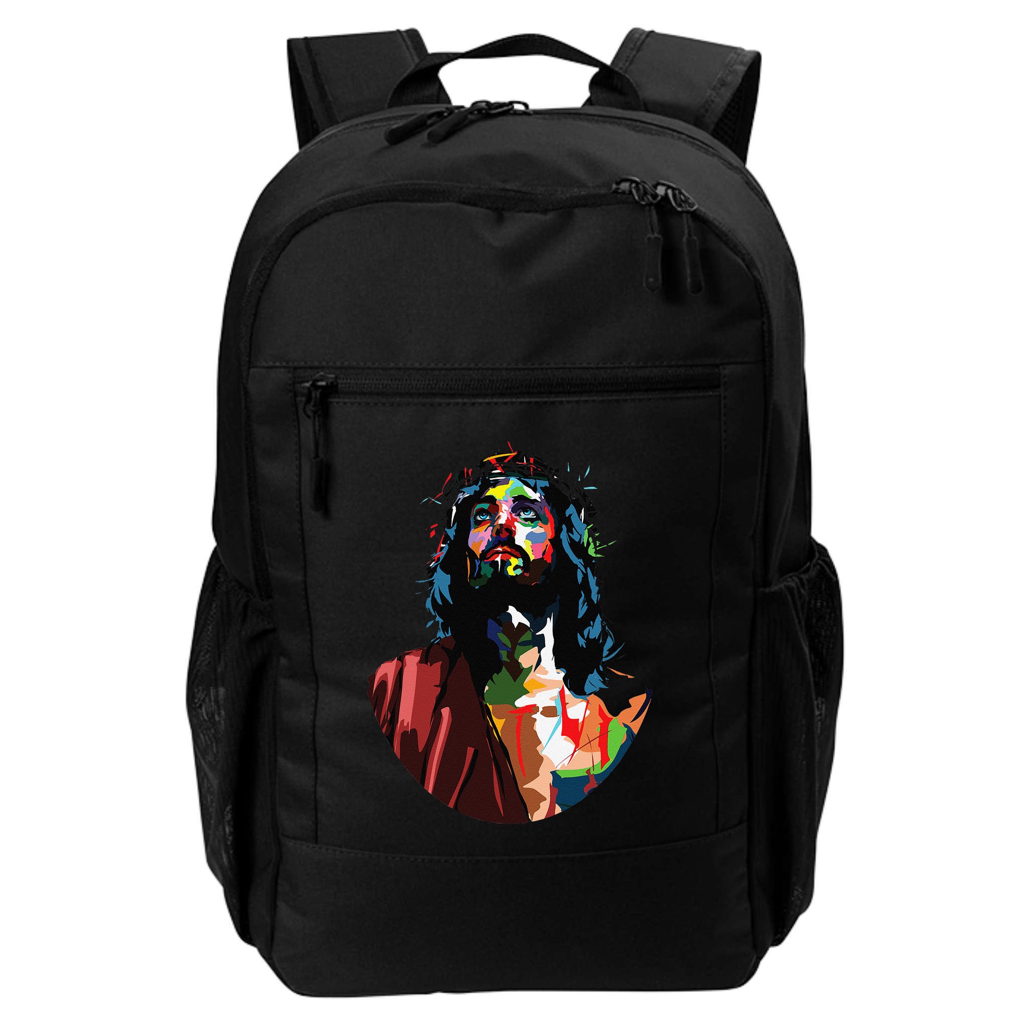 Vintage Got King Jesus Christ Sweet Face Image Backpack