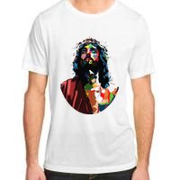 Vintage Got King Jesus Christ Sweet Face Image Adult ChromaSoft Performance T-Shirt