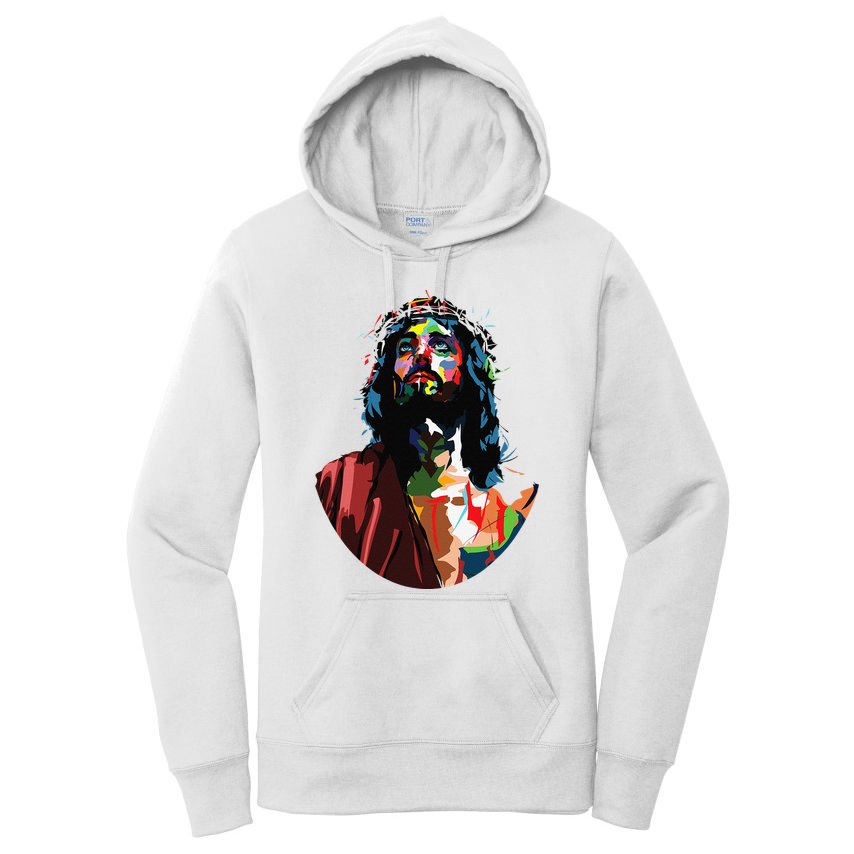 Vintage Got King Jesus Christ Sweet Face Image Women's Pullover Hoodie
