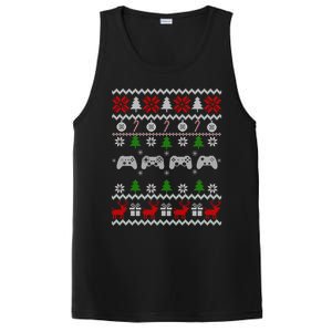 Video Game Lover Ugly Christmas Sweater Sport Player Xmas Gift PosiCharge Competitor Tank