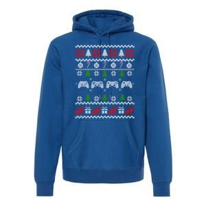 Video Game Lover Ugly Christmas Sweater Sport Player Xmas Gift Premium Hoodie