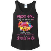 Virgo Girl Lips August September Queen Cool Birthday Zodiac Ladies Essential Tank