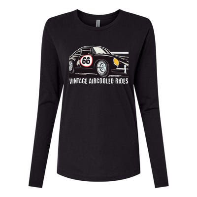 Vintage German LuftgeküHlt Aircooled Classic Car Guy Womens Cotton Relaxed Long Sleeve T-Shirt