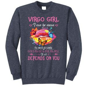 Virgo Girl Lips August September Queen Cool Birthday Zodiac Sweatshirt