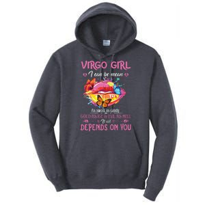 Virgo Girl Lips August September Queen Cool Birthday Zodiac Tall Hoodie