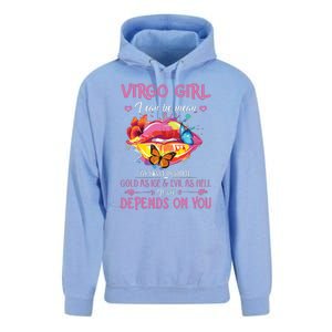 Virgo Girl Lips August September Queen Cool Birthday Zodiac Unisex Surf Hoodie