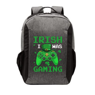Video Gamer Leprechaun St PatrickS Day Irish I Was Gaming Gift Vector Backpack