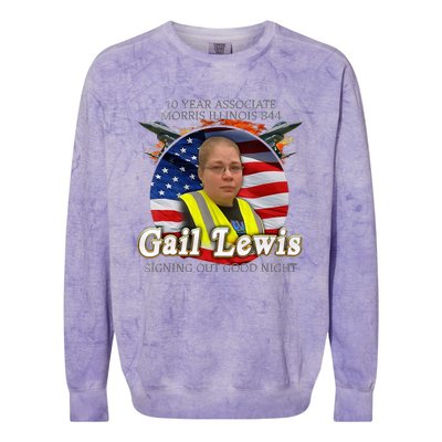 Viral Gail Lewis  Colorblast Crewneck Sweatshirt