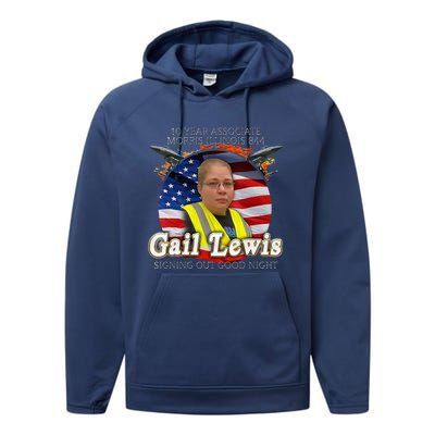 Viral Gail Lewis  Performance Fleece Hoodie