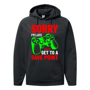 Video Game Lover Gaming T Performance Fleece Hoodie