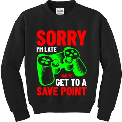 Video Game Lover Gaming T Kids Sweatshirt