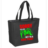 Video Game Lover Gaming T Zip Tote Bag
