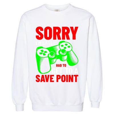 Video Game Lover Gaming T Garment-Dyed Sweatshirt