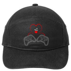 Video Game Lover Gaming T 7-Panel Snapback Hat