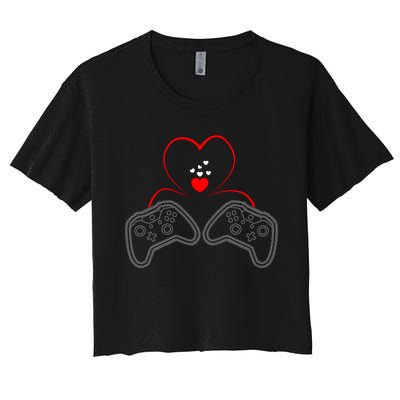 Video Game Lover Gaming T Women's Crop Top Tee