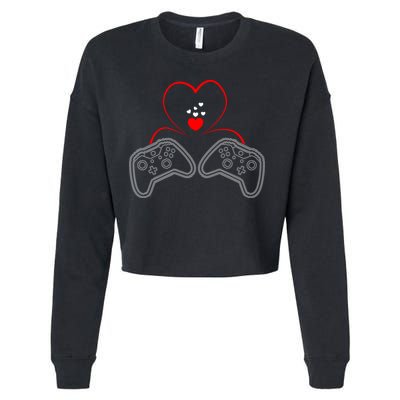 Video Game Lover Gaming T Cropped Pullover Crew