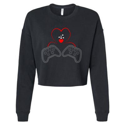 Video Game Lover Gaming T Cropped Pullover Crew