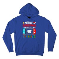 Video Game Lover Merry Christmas Yes ItS My 45th Birthday Gift Hoodie