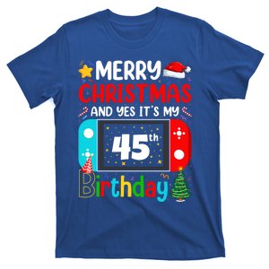 Video Game Lover Merry Christmas Yes ItS My 45th Birthday Gift T-Shirt