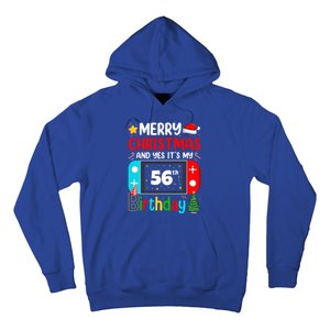 Video Game Lover Merry Christmas Yes ItS My 56th Birthday Gift Hoodie