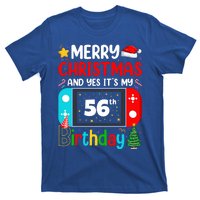 Video Game Lover Merry Christmas Yes ItS My 56th Birthday Gift T-Shirt