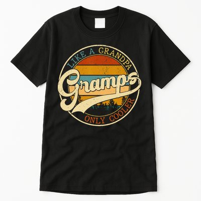 Vintage Gramps Like A Grandpa Only Cooler For Father Day Tall T-Shirt