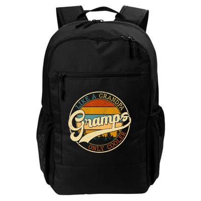 Vintage Gramps Like A Grandpa Only Cooler For Father Day Backpack