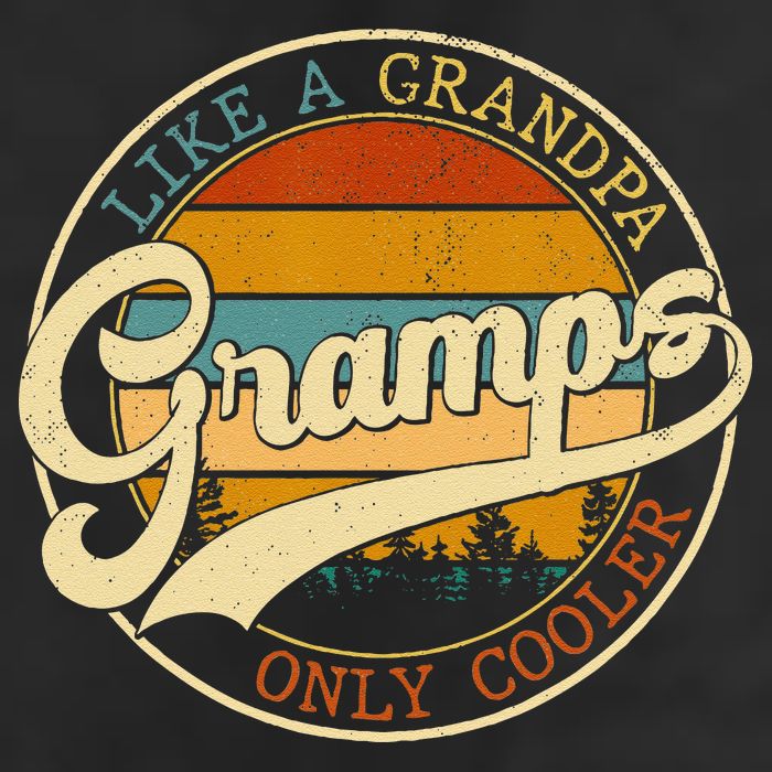 Vintage Gramps Like A Grandpa Only Cooler For Father Day Beanie