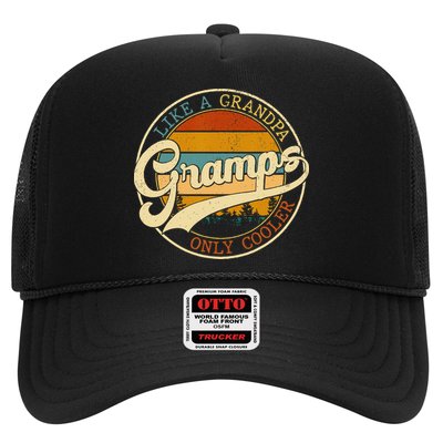 Vintage Gramps Like A Grandpa Only Cooler For Father Day Hat