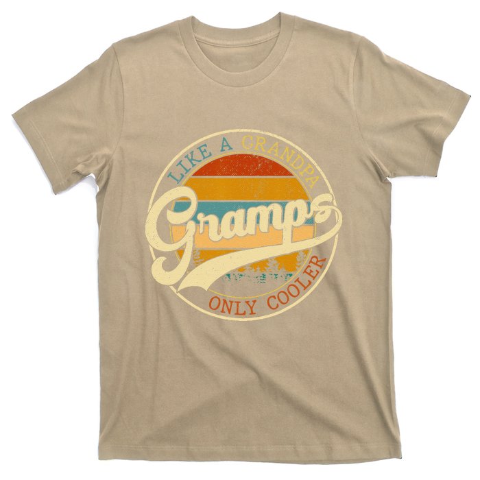 Vintage Gramps Like A Grandpa Only Cooler For Father Day T-Shirt