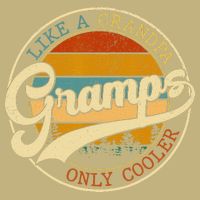 Vintage Gramps Like A Grandpa Only Cooler For Father Day Button
