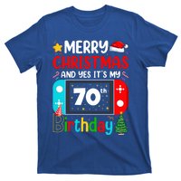 Video Game Lover Merry Christmas Yes ItS My 70th Birthday Gift T-Shirt