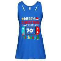 Video Game Lover Merry Christmas Yes ItS My 70th Birthday Gift Ladies Essential Flowy Tank