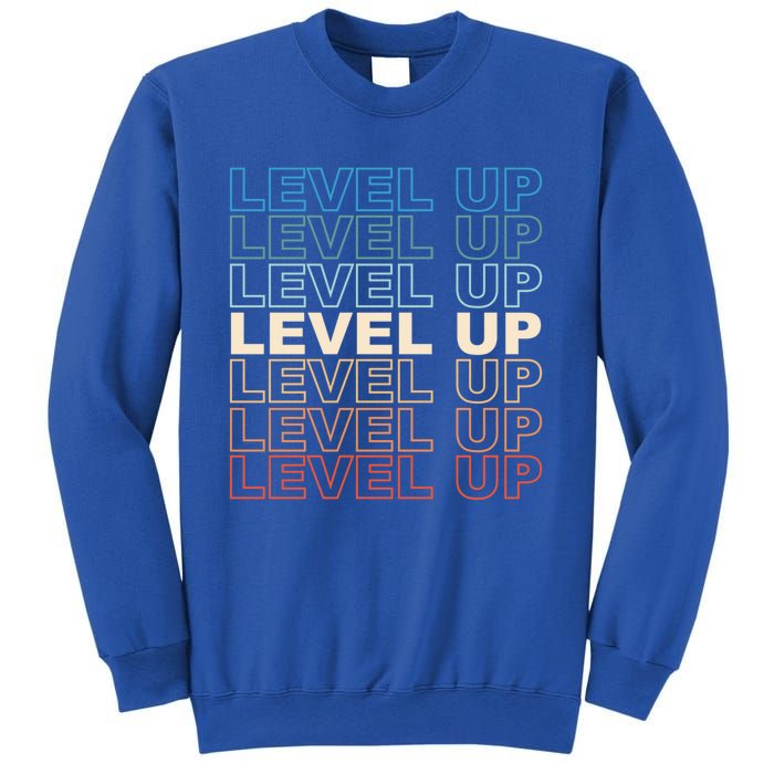 Vintage Gamer Level Up Video Game Lover Retro Gaming Gift Sweatshirt