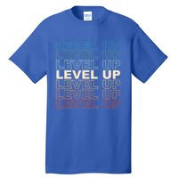 Vintage Gamer Level Up Video Game Lover Retro Gaming Gift Tall T-Shirt