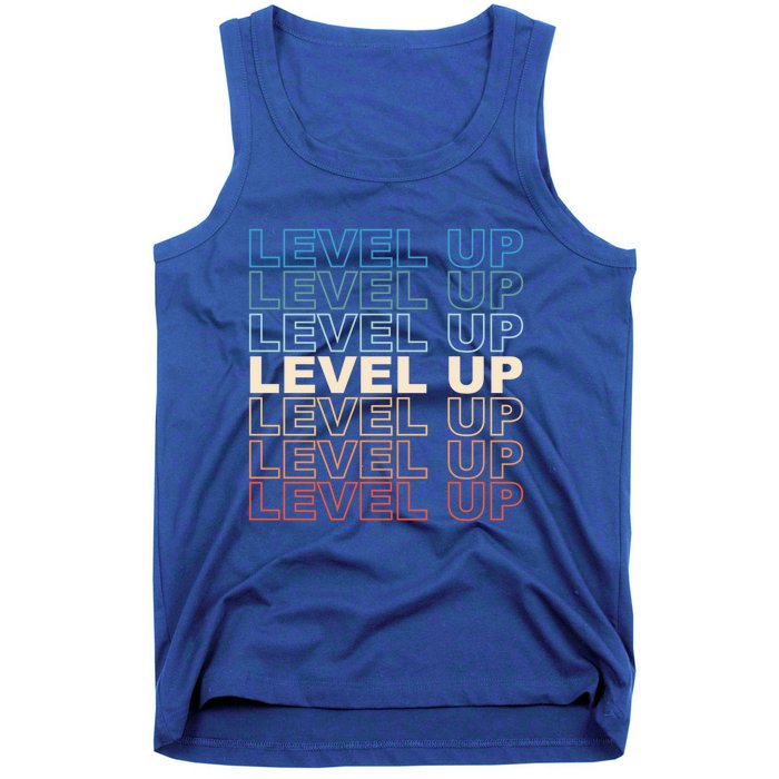 Vintage Gamer Level Up Video Game Lover Retro Gaming Gift Tank Top