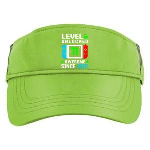 Video Game Level 11 Unlocked 11th Birthday Adult Drive Performance Visor