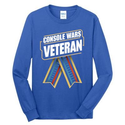 Veteran Gamer Love Vintage 80S 90S Arcade Console Gaming Gift Tall Long Sleeve T-Shirt