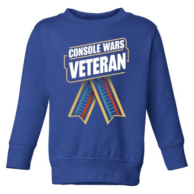 Veteran Gamer Love Vintage 80S 90S Arcade Console Gaming Gift Toddler Sweatshirt