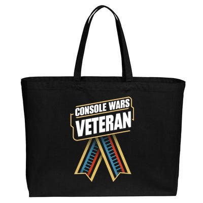 Veteran Gamer Love Vintage 80S 90S Arcade Console Gaming Gift Cotton Canvas Jumbo Tote