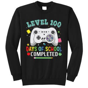 Video Game Level 100 Days Of School Completed Sweatshirt