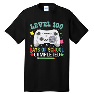 Video Game Level 100 Days Of School Completed Tall T-Shirt