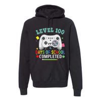 Video Game Level 100 Days Of School Completed Premium Hoodie