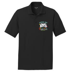 Video Game Level 100 Days Of School Completed PosiCharge RacerMesh Polo