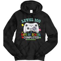 Video Game Level 100 Days Of School Completed Tie Dye Hoodie