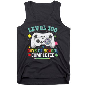 Video Game Level 100 Days Of School Completed Tank Top