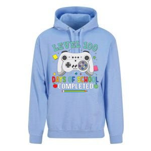 Video Game Level 100 Days Of School Completed Unisex Surf Hoodie